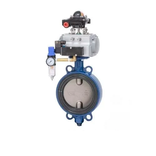 Válvula borboleta 6" Com Atuador Pneumático